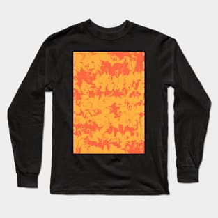 orangey yellow Long Sleeve T-Shirt